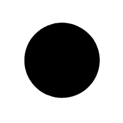 1 Inch Black Brass Disc Plate