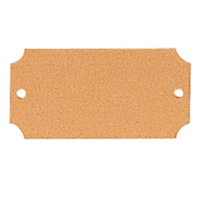2-1/2  x 1-1/4 Inches Gold Plate