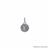 1-1/4 Inch Pewter St. Francis Pet Medal Name Tag-Can Be Personalized