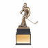 18 Inch Electroplated Bronze Hockey Figure Perpetual Trophy