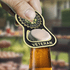 2-7/8 x 1-7/8 Inch Bright Gold Army Veteran Bottle Opener Keychain With Soft Epoxy Enamel United States Army Emblem