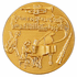 2 Inch Round 3D Stamped Pianist and Musical Instruments Brass Metal Medallion Decal Disc-Peel and Stick Back