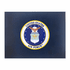 9 x 11-3/4 Inch Blue Padded Certificate Holder With 4 Inch United States Air Force Insignia Medallion