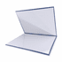 9 x 11-3/4 Inch Blue Padded Certificate Holder With 4 Inch United States Air Force Insignia Medallion